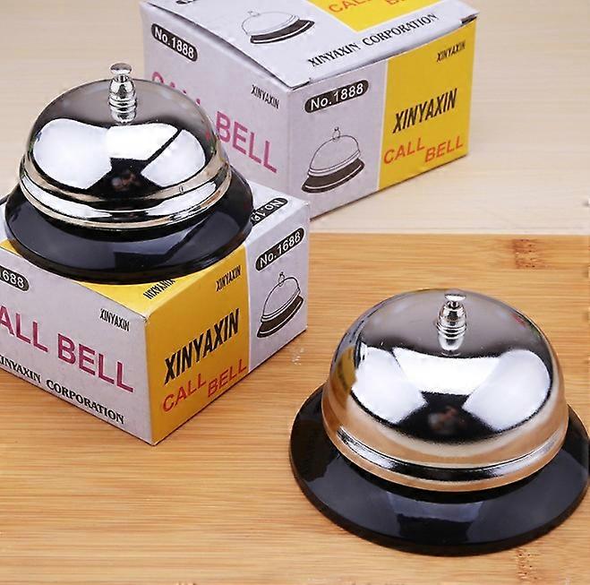 Metal Call Bell,2pcs Black+silver