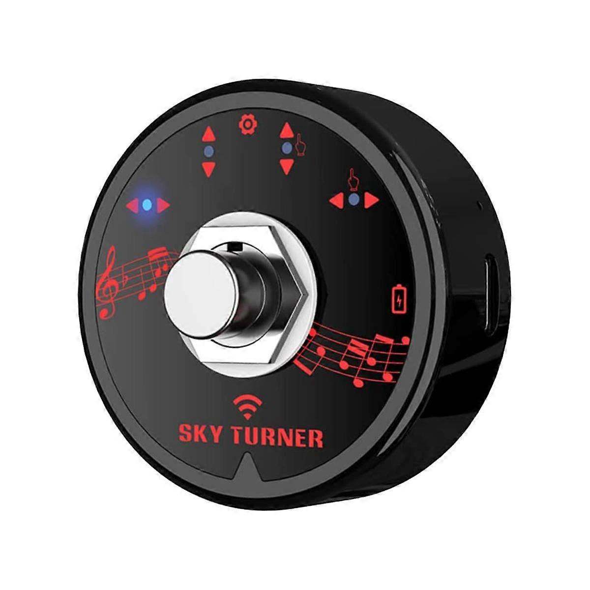 Wireless Page Turner, Portable Smart Wireless Bluetooth Page Turner Pedal, Hand Free Sheet Music Re