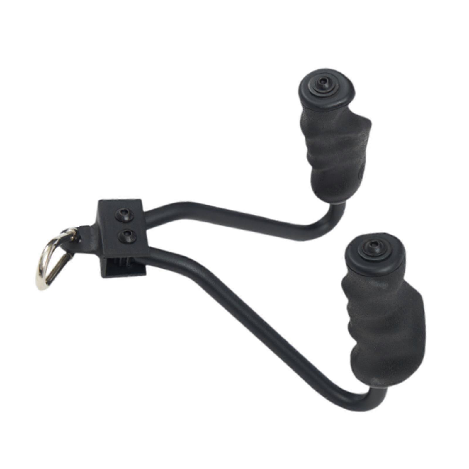 Double Row Handle Cable Attachment Muscle Building Fitness Seated Row Handle