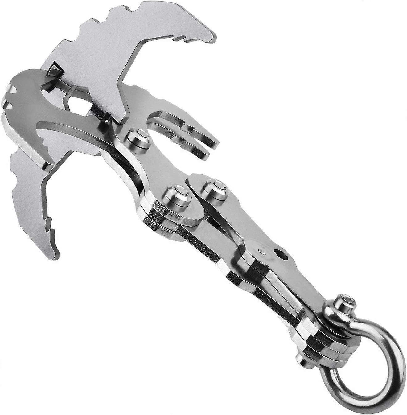 Grappling Hook Multi-Function Claw Hook Stainless Steel Outdoor Climbing Multi-Function Gravity Hook Gravity Hook Climbing Rope Hook Grappling Hook