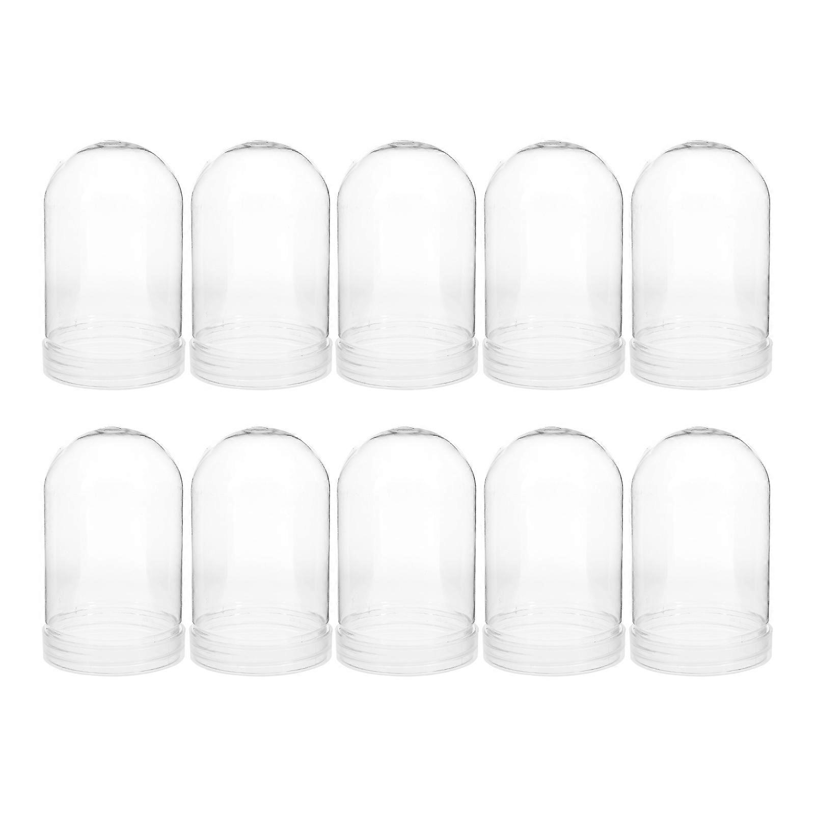 10pcs DIY Clear Plastic Water Globe Snow Globe Water Globe Making Prop Plastic DIY Snow Globe
