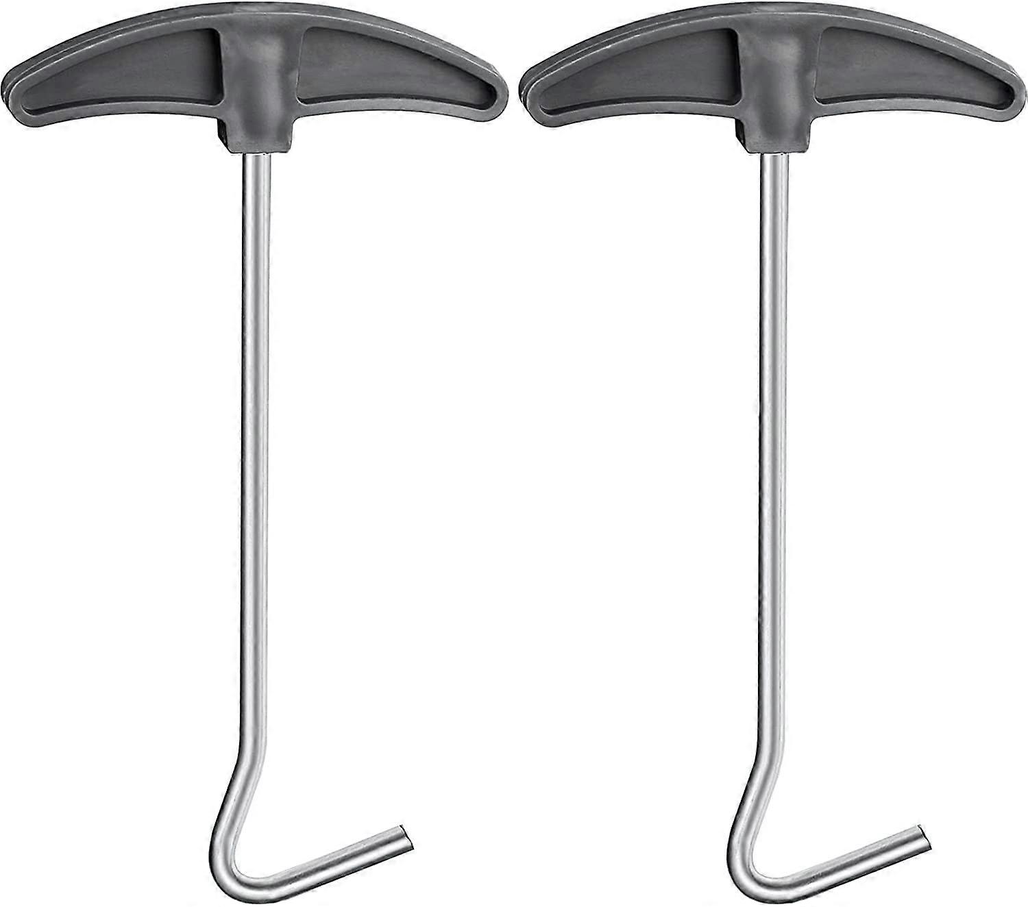 2Pcs Tent Peg Ground Hook Pullers Heavy Duty Tent Peg Puller for Camping Outdoor