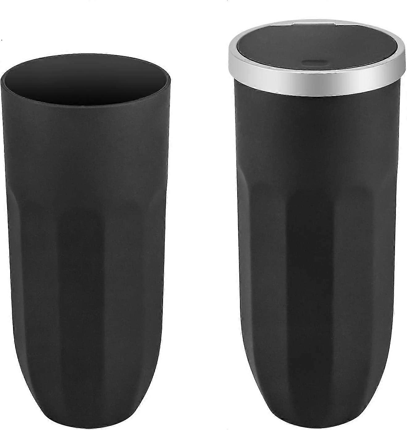 2er Pack Auto Mülleimer - Auto Mülleimer Halter, Tumbler Halter, Auto Mülleimer, Getränkehalter, Mülleimer mit auslaufsicherem Deckel
