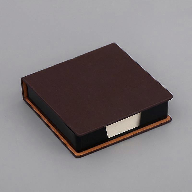 6 pcs PU Post It Notes Box Note Pad Dispenser Hold Up To 160 Notepads for Office Business Office Note Box Easy To Use