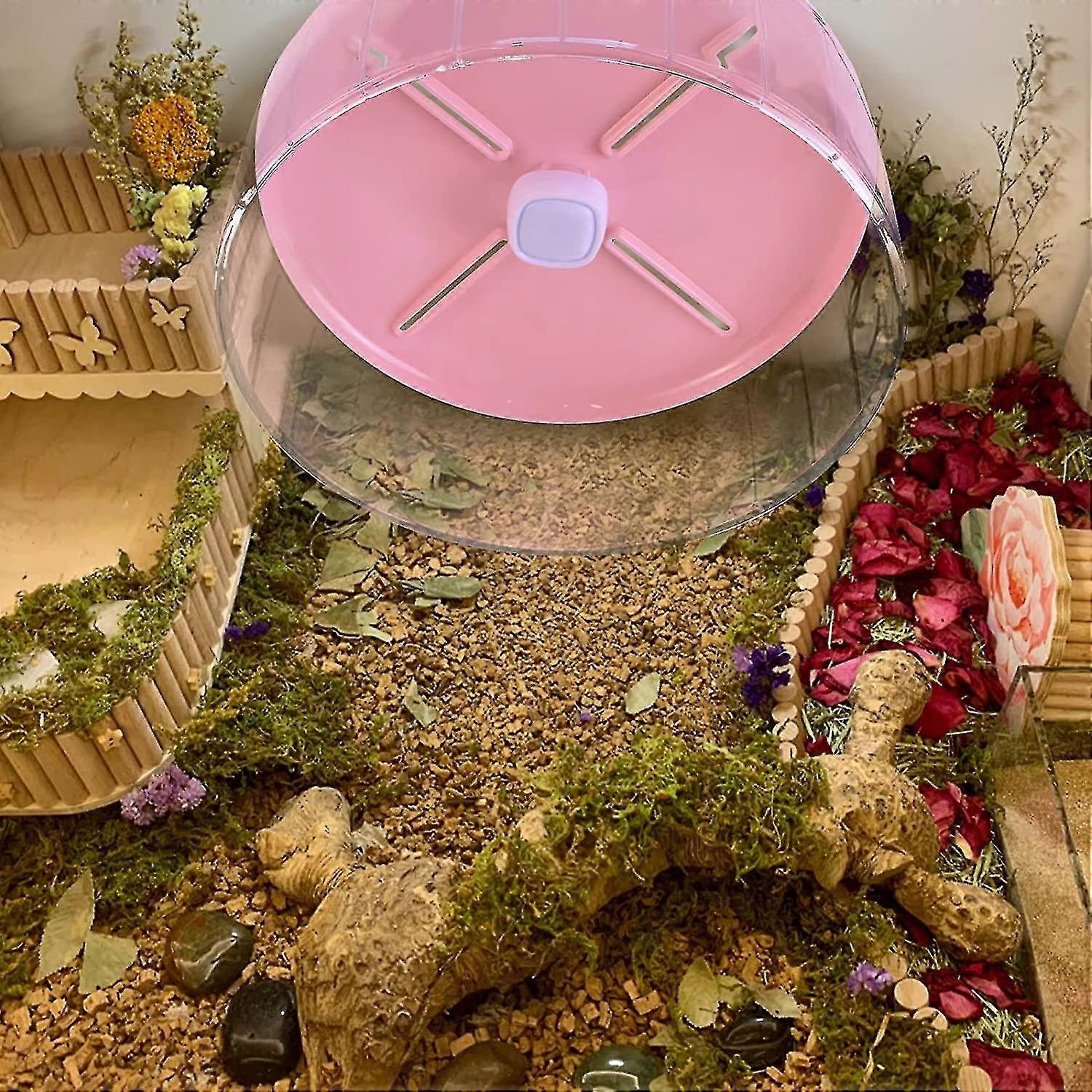 20 Cm Hamster Wheel, Super Quiet Hamster Wheel With Adjustable Stand ... - Hamster Wheel Furniture Accessories