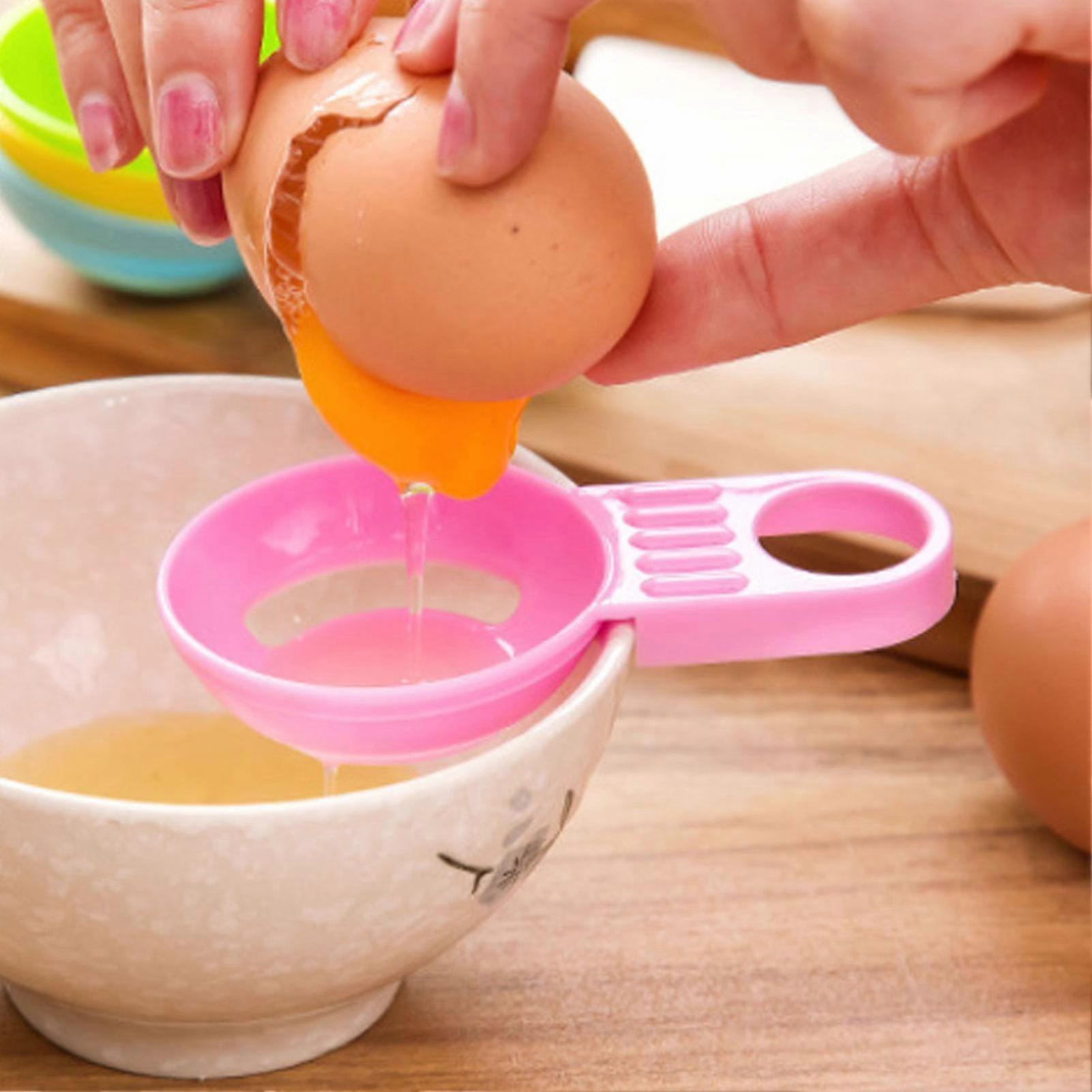 Egg Separator Egg Yolk Separator Food Grade Egg White Strainer Filter Separator For Home Kitchen Baking And Cooking