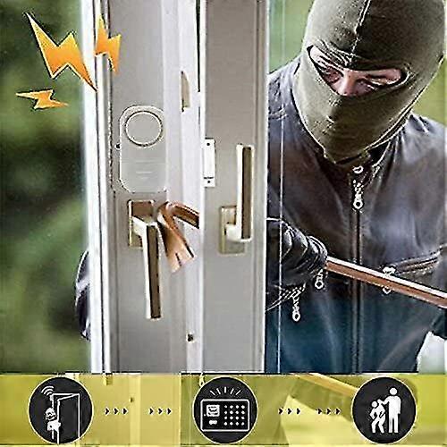 Wireless Home Doors Windows Security Entry Alarm System Pack 3