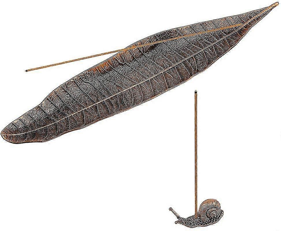bjxy leaf shaped incense holder snail incense holder