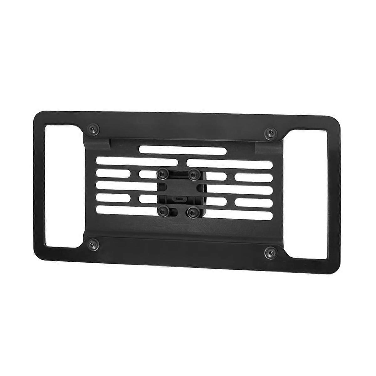 License Plate Bracket for R1T R1S 2022-2024, Front Tow Hooks License Plate Mount License Plate Fram