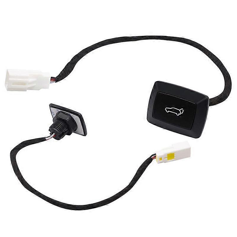 12V Black Universal Tailgate Open Switch for Cars SUVs Vehicle Electric Trunk Switch KitsTrunk Release Switch Auto LED Liftgate