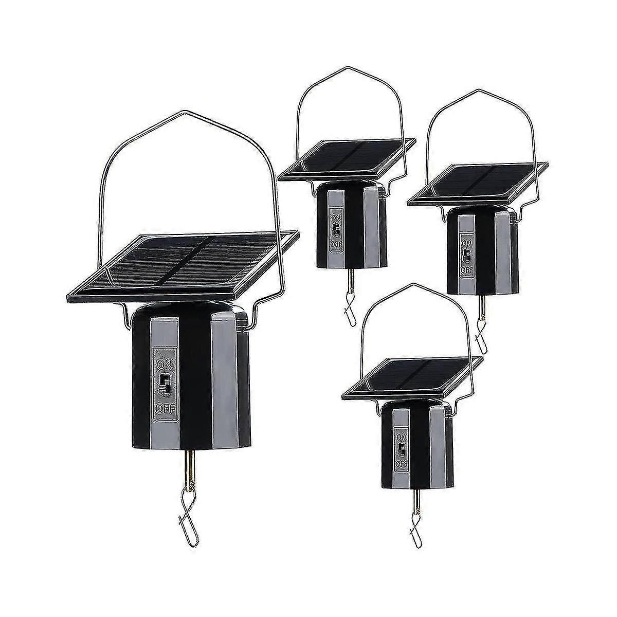 4pcs Solar Ed Spinner Solar Hanging Rotating Revolving Me Spin