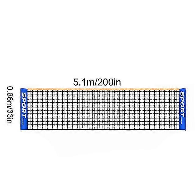 Tennis Net Badminton Net Portable Folding Simple 3m 4m 5m 6m