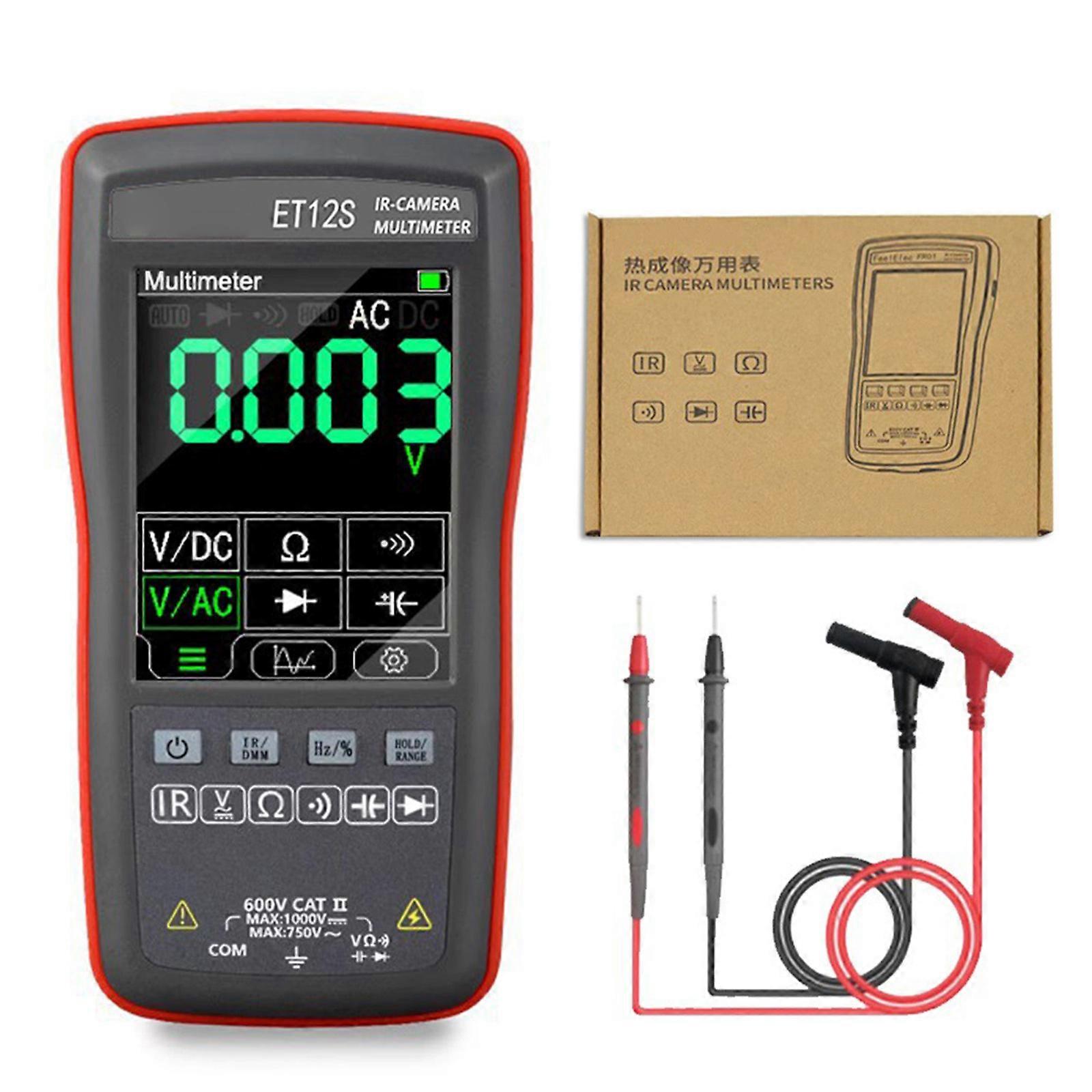 2 In 1 Thermal Imager+MultimeterIR Thermal Camera Multimeter Touch Screen