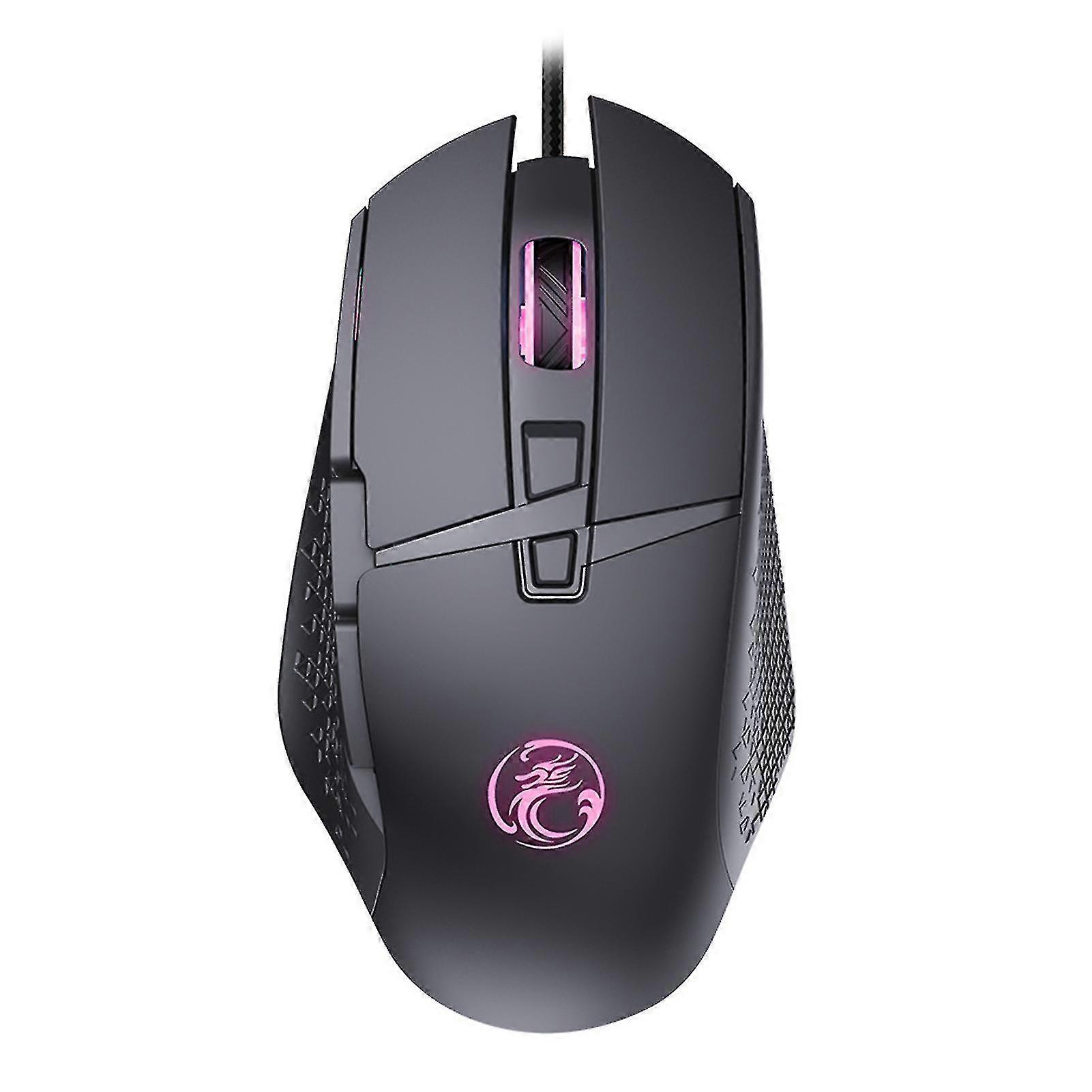 Imice T91 Gaming Mouse Adjustable Dpi Compatible Abs Computer Mouse With Fire Button Design For Office