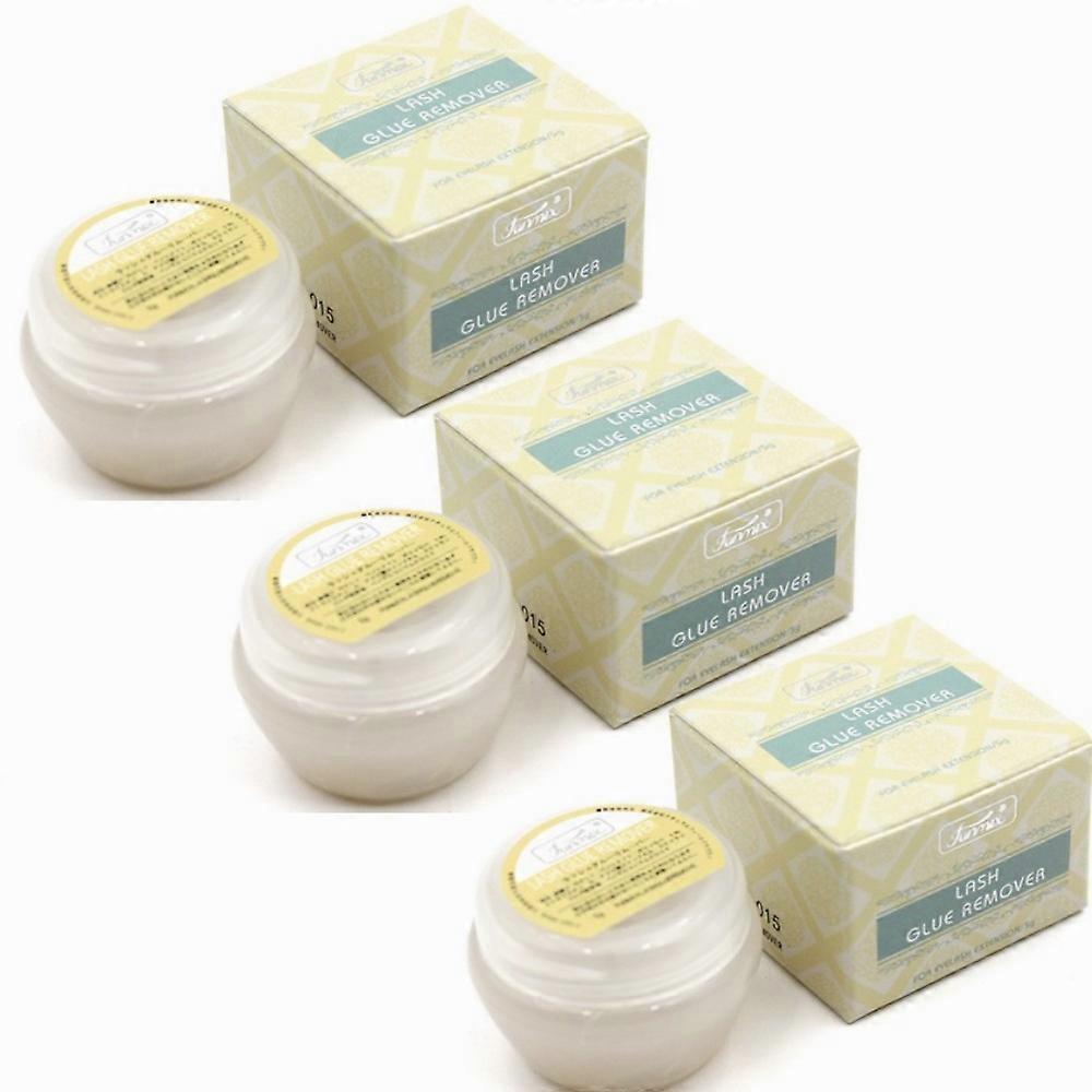 3 قطع المهنية رمش كاذب الغراء كريم مزيل جل الرموش تمديد كريم العطر