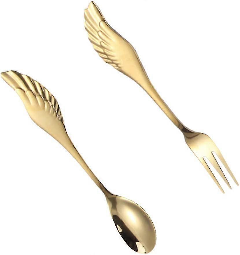 Stainless Steel Fork And Spoon Set Creative