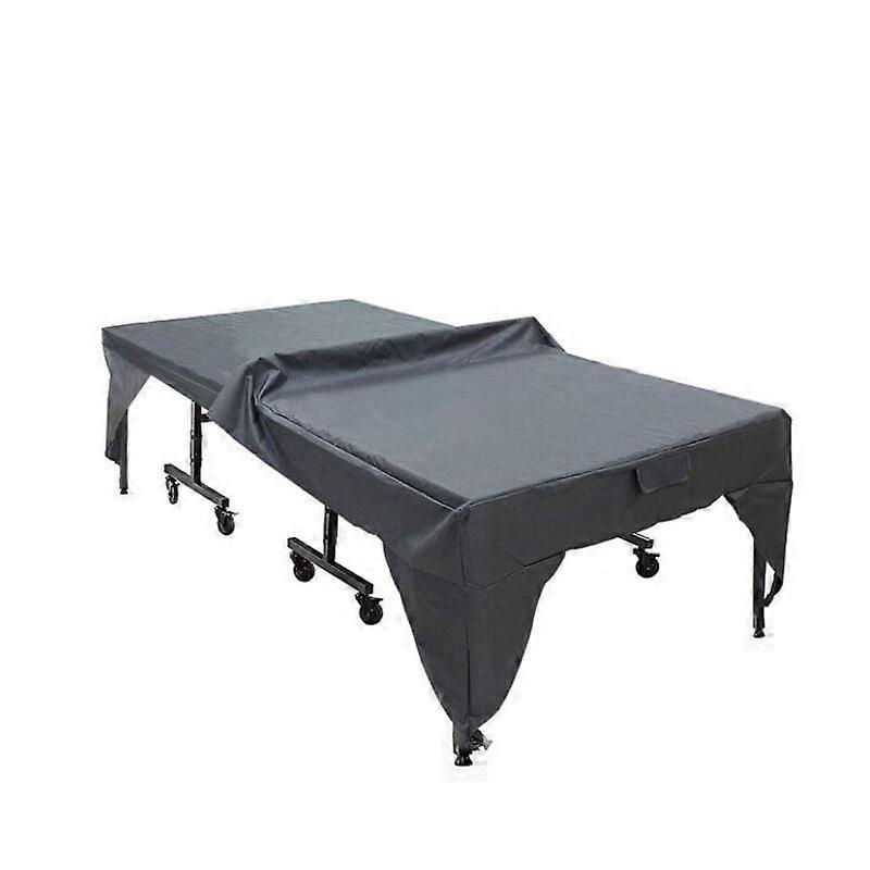 280 x 153 x 73 cm Black Table Tennis Table Tennis Table Cover Waterproof and Dustproof (Grey)