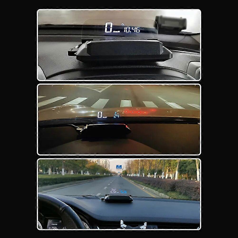 Redkid Car Speedometer Head Up Display 3.7 Inch Electronic Head Up Display Windshield Speed Driving