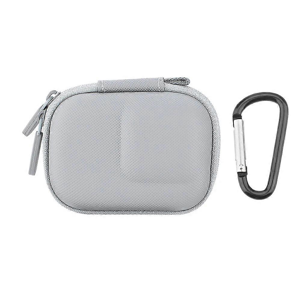 Portable Mini Box Half Open Storage Bag Case PU Leather Camera Waterproof Protective Case with Hook for Osmo Action 3 4 Gopro9