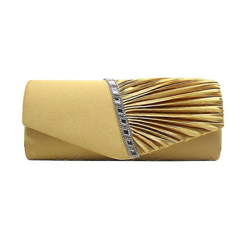 Women's Evening Bag Pleated Envelope Clutch Handbag