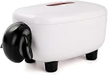 Får Form Servett Box Heminredning Tillbehör , Svart