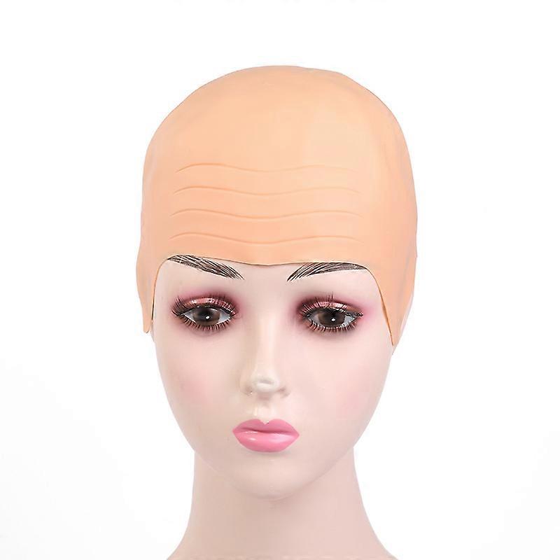 Professional bald hat makeup accessories fake scalp bald monk masquerade props