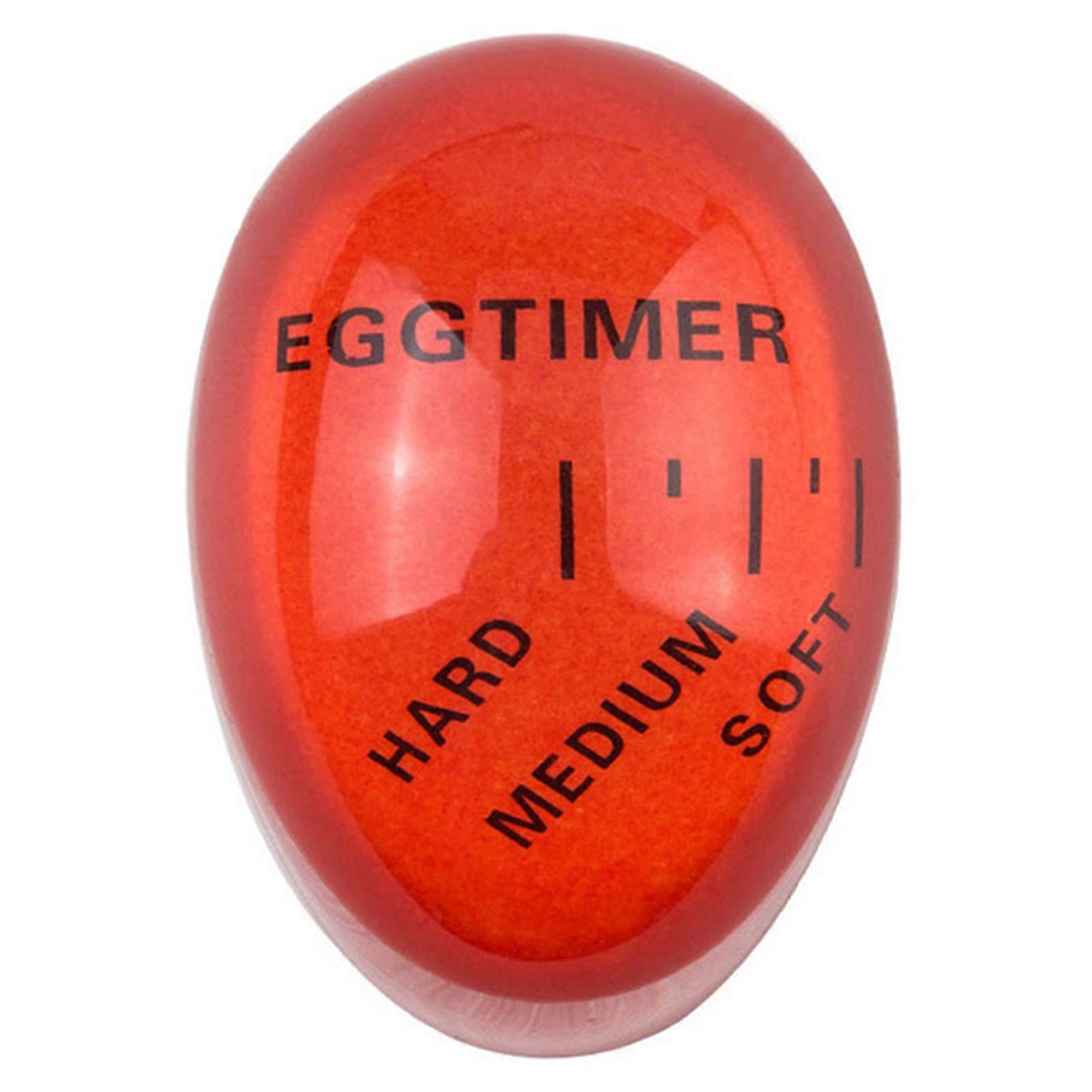 Egg Timer for Boiling Eggs - Color Changing Timer for Soft, Medium & Hard Boiled - Egg Thermometer & Kitchen Gadget