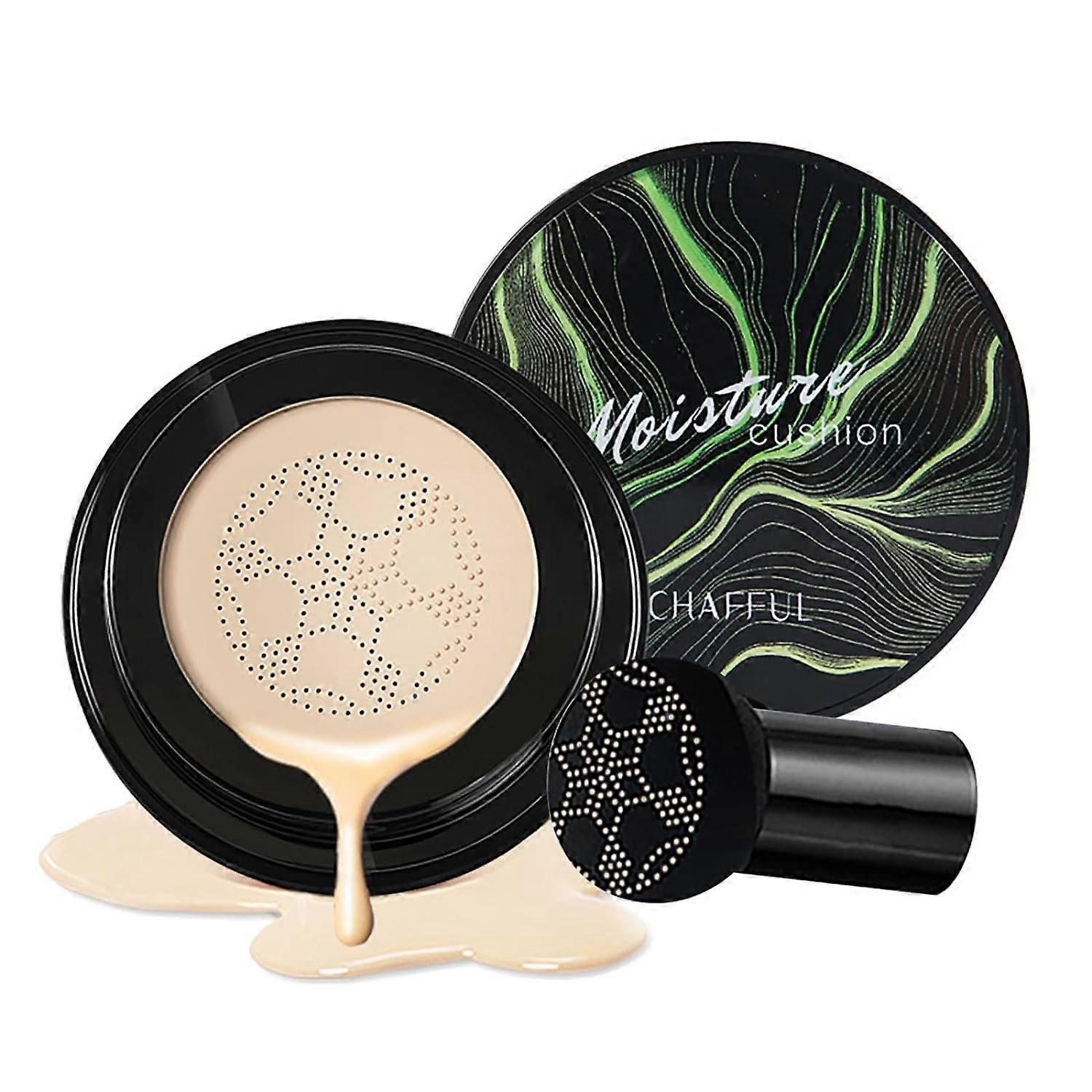 Mushroom Head Air Cushion Cream, BB Cream Mushroom Head Air Cushion, Waterproof Flawless Foundation