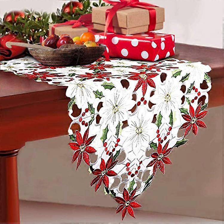 Christmas Embroidered Table Runner37x175cm