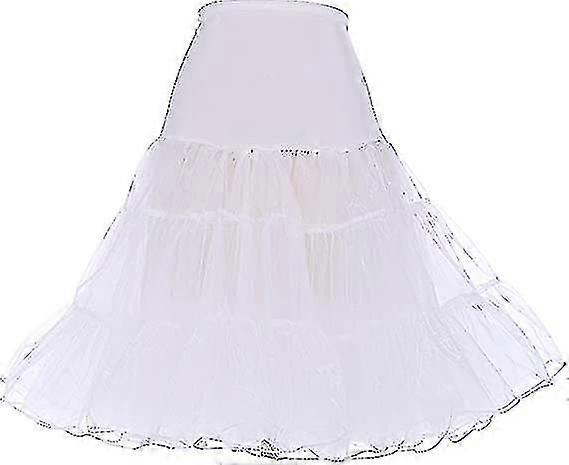 المرأة خمر روكابيلي معطف صغير تنورة توتو 1950s تحت تنورة