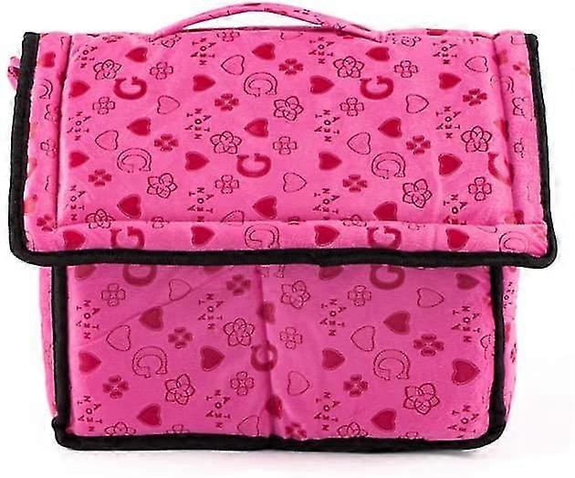 بيت الحيوانات الأليفة الدافئة الكلب المحمول الكلب الكلب عش القط جرو أرنب الحيوانات الأليفة (وردة حمراء)