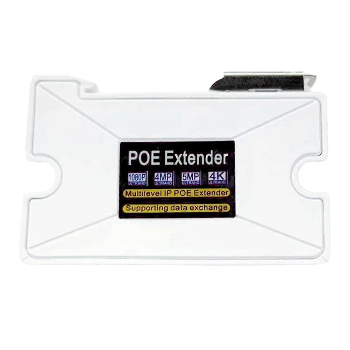POE Extender 1 T0 2 Port 10/100M Multilevel IP POE Extender 300 Meters Cat5/5E/6 Ethernet Transmit Data IEEE802.3af