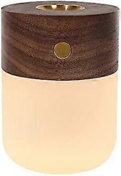 Portable Diffuser Essential Oil Diffusers,Wood Aromatherapy Diffuser with Warm Light,Battery Operated Diffuser for Essential Oils for Home