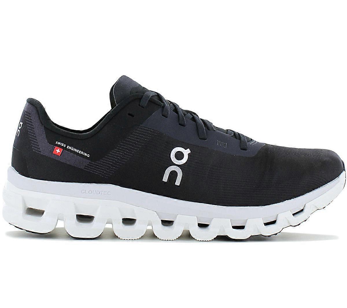ON Running Cloudflow 4 - Men's Sneakers Cloud Running Shoes Black-White 3MD30100299