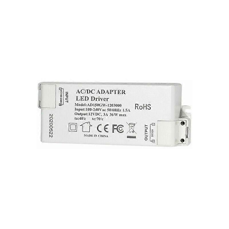 LED Transformateur 36W Driver 12V