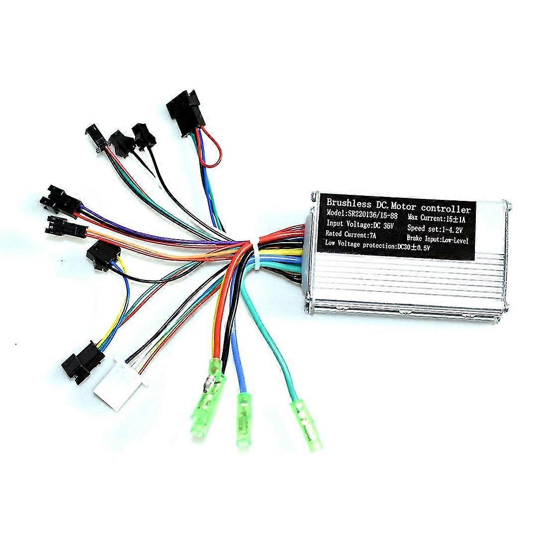 36v 17a 250w 350w Motor Controller E-bike Brushless Speed Controller And S866 Lcd Displaycontroller
