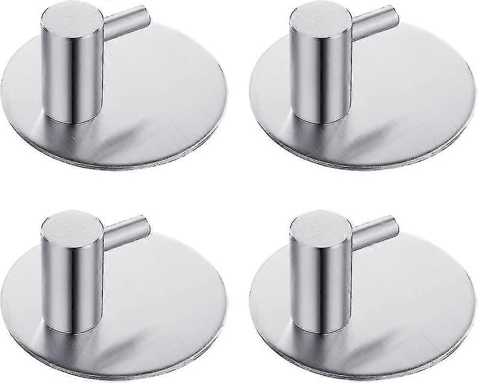 4 Pack R Less Steel Stick On Hooks From , Ng Sticky Hooks For , Baths, Lavatories