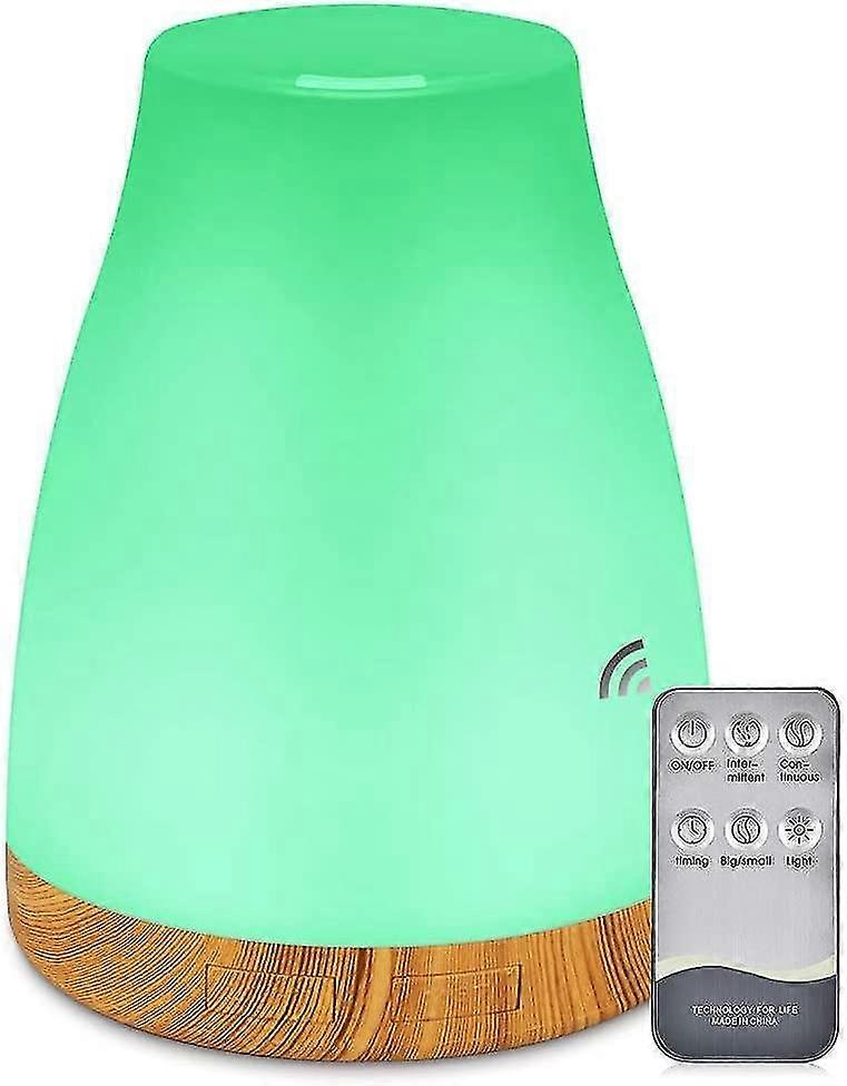 300ml Essential Oils Diffuser Aromatherapy Ultrasonic Aroma Humidifier, 7 Color Changeable Led Light Adjustable Modes