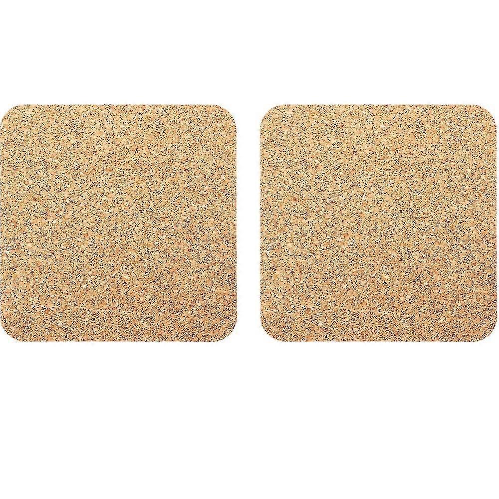 Cork Coaster Round Cork Mat Trivet For Plant Soft Corkboard Mat Absorbent Planter Saucers