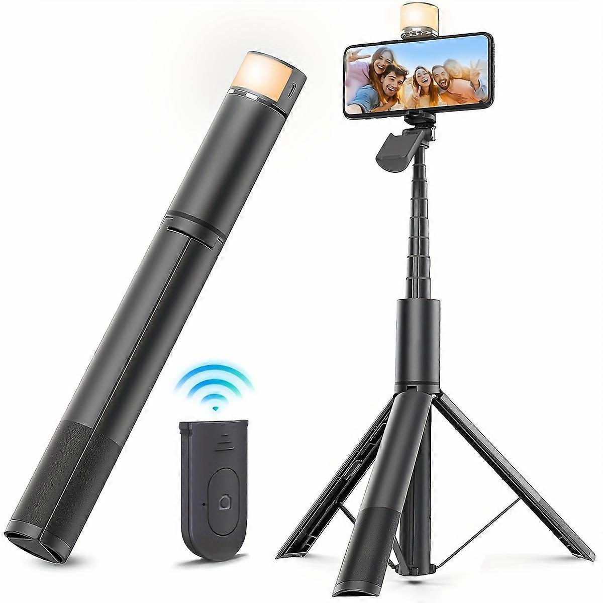 Selfie Stick Degree Photo Holder Lengthened Tripod Live Broadcast Support All Mobile Phones Wireless Remote Control