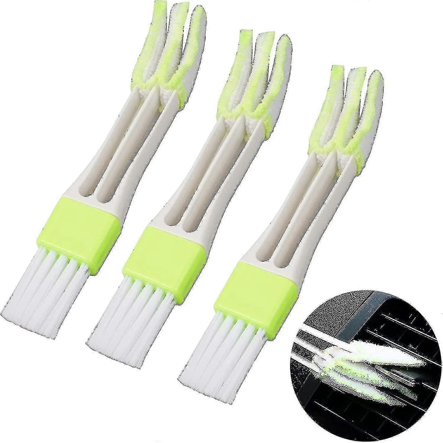 3 Pcs Mini Duster, Three-Layer Duster Brush Cleaning Tool For Car Vents