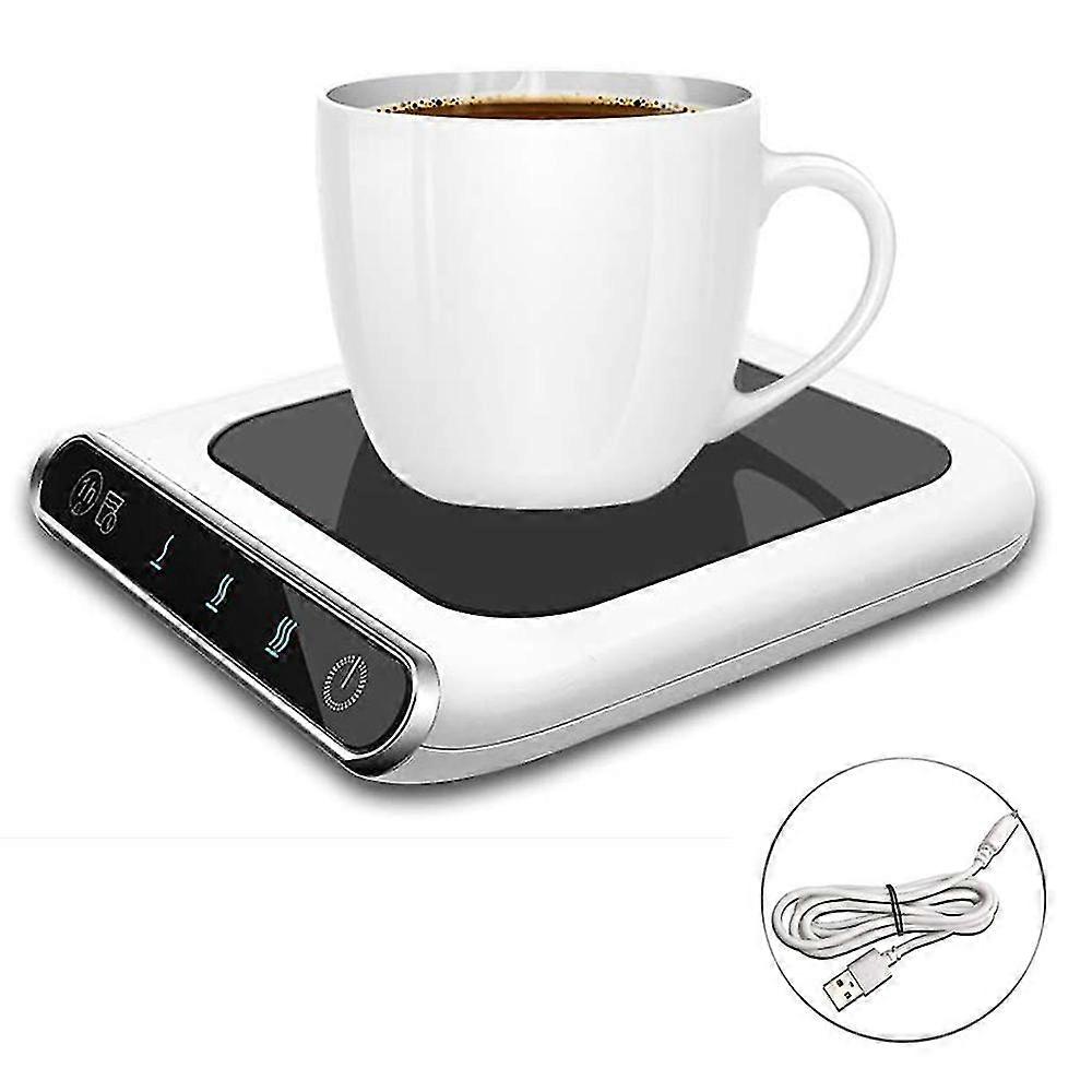Coffee Cup Warmer For Desk 3-gears Adjustable Temperature Coffee Mug Warmer With Drin