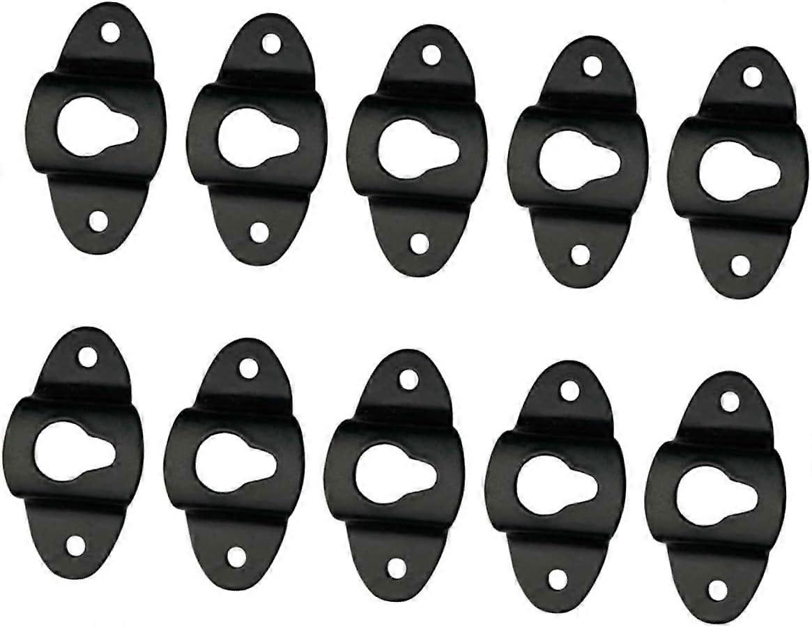 10 pcs Connector Strong Mounting Hook Accessory Hanging Thickened Shelf Holder Mounted Iron Stands Surround for Bearing Bracket