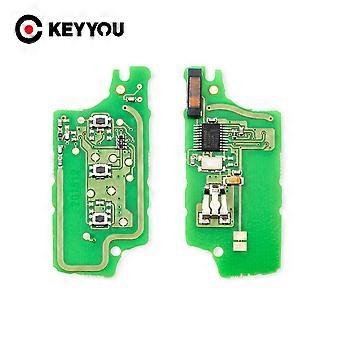 KEYYOU - Clé Télécommande à 2-3BT CE0536 CE0523 Pour Peugeot 307, 3008 - Foto 5