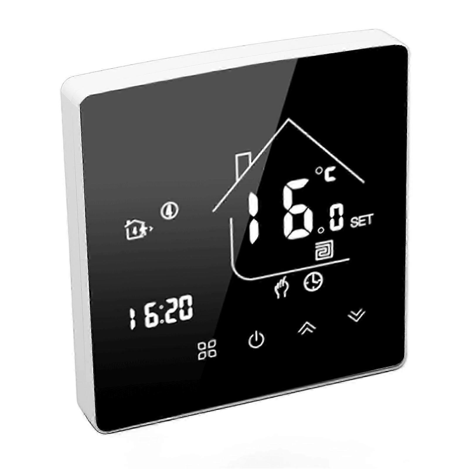 Smart Thermostat Programmable Touch Screen Temperature Controller for Boiler 95-240V Concealed Installation