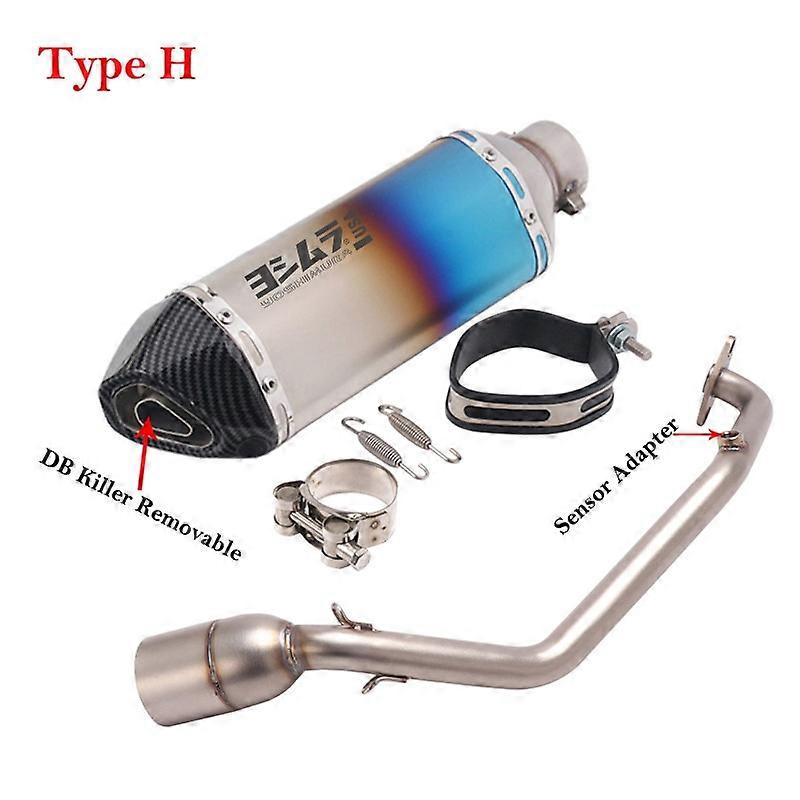 Full System For Honda PCX125 PCX150 PCX 125 150 2021 2022 Motorcycle Yoshimura Exhaust Escape Muffler DB Killer Front Mid Pipe