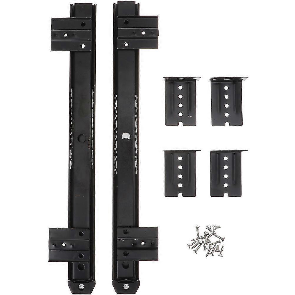 1 Pair Keyboard Slide Steel Replacement Guide Rail Side Mount Drawer Slide