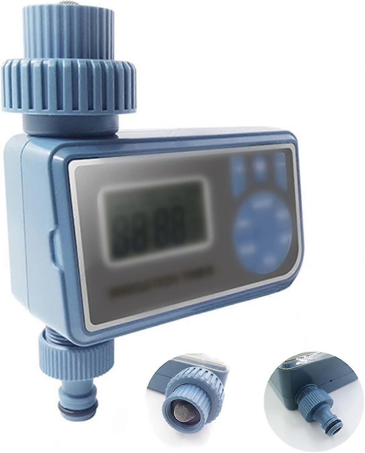 Watering Timer 1/2" and 3/4" LCD Digital Sprinkler, Timer, Programmable Watering, Automatic Garden Timer, Waterproof Cover for Macaron Watering