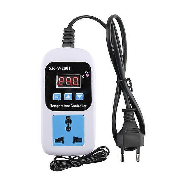 Digital LED Thermometer Temperature Controller Thermostat Incubator Control Microcomputer Delay start With Probe Socket 110-220V