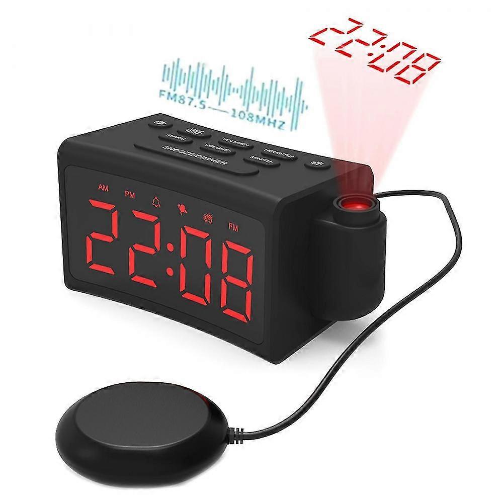 Loud Alarm Clock For Heavy Sleepers Vibrating Alarm Clock With Bed Shaker For Deaf And Hard Of Hear MPZ